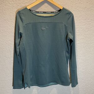 NIKE Running Women's Dri-Fit Aero React Shirt size Large Green